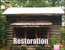 Historic Log Cabin Restoration  Worth County, Georgia